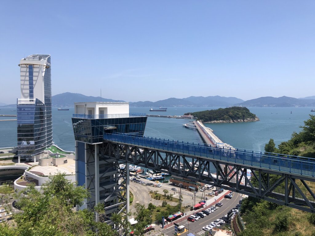 여수 해상 케이블카 탑승장 엘리베이터