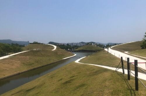 한국 순천만 국가정원 전경