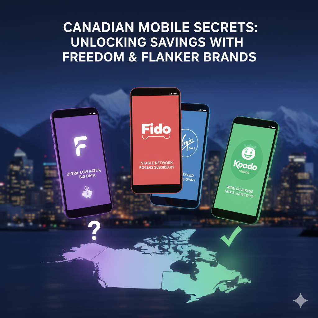 프리덤 모바일과 파이도, 버진, 쿠도 통신사