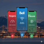 캐나다 이동 통신사 : 로저스(Rogers), 벨(Bell), 텔러스(Tellus)