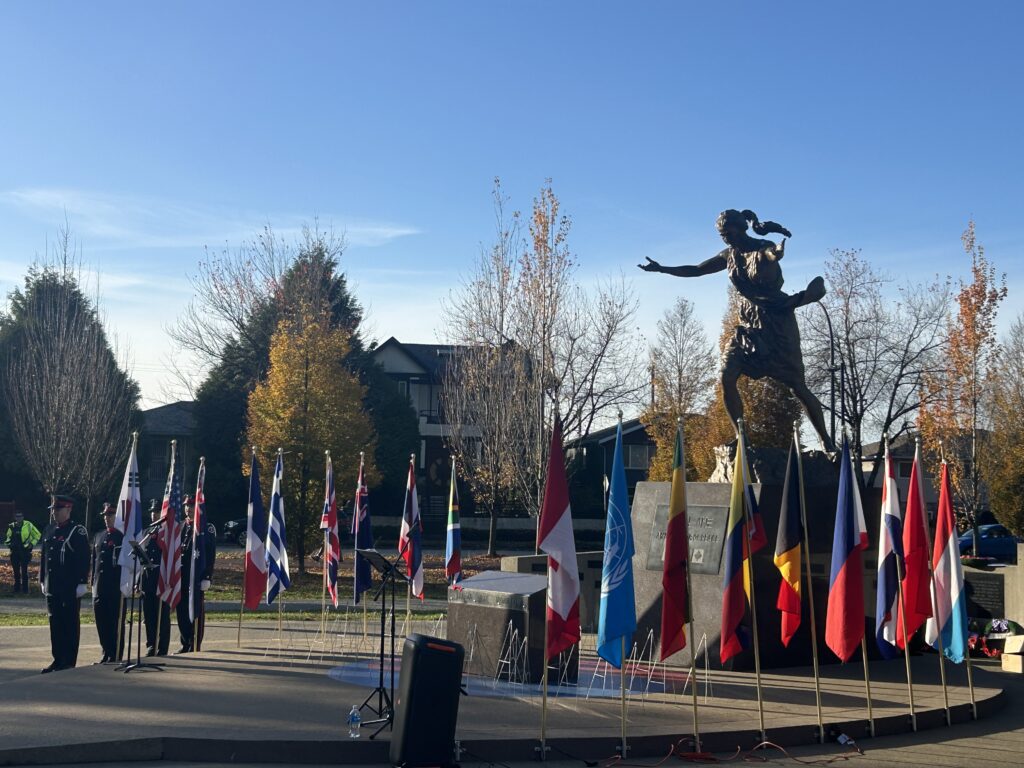 평화의 사도 기념비 Remembrance Day 행사