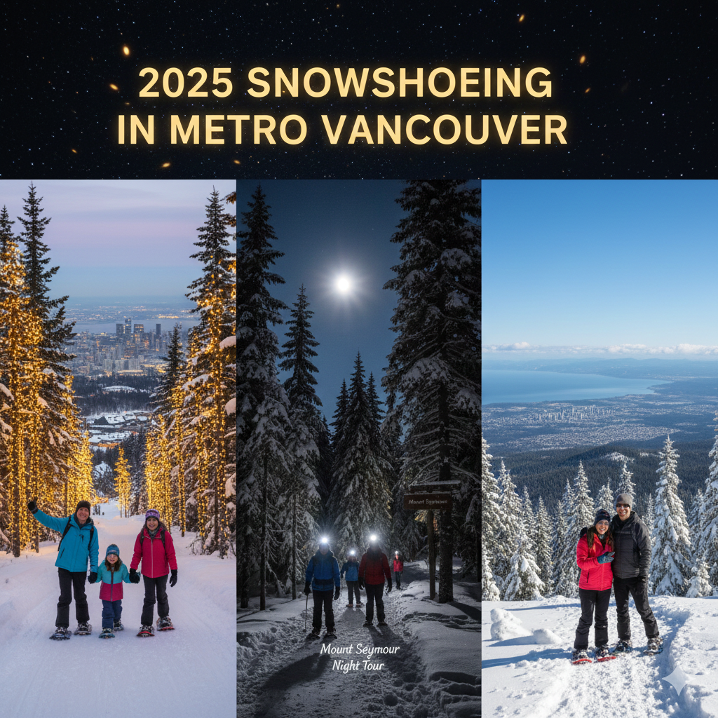 광역 밴쿠버에서 스노우슈잉(Snowshoeing) 즐기기