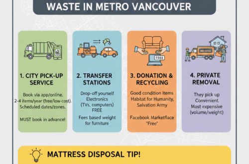 광역 밴쿠버의 대형 폐기물 처리 방법
