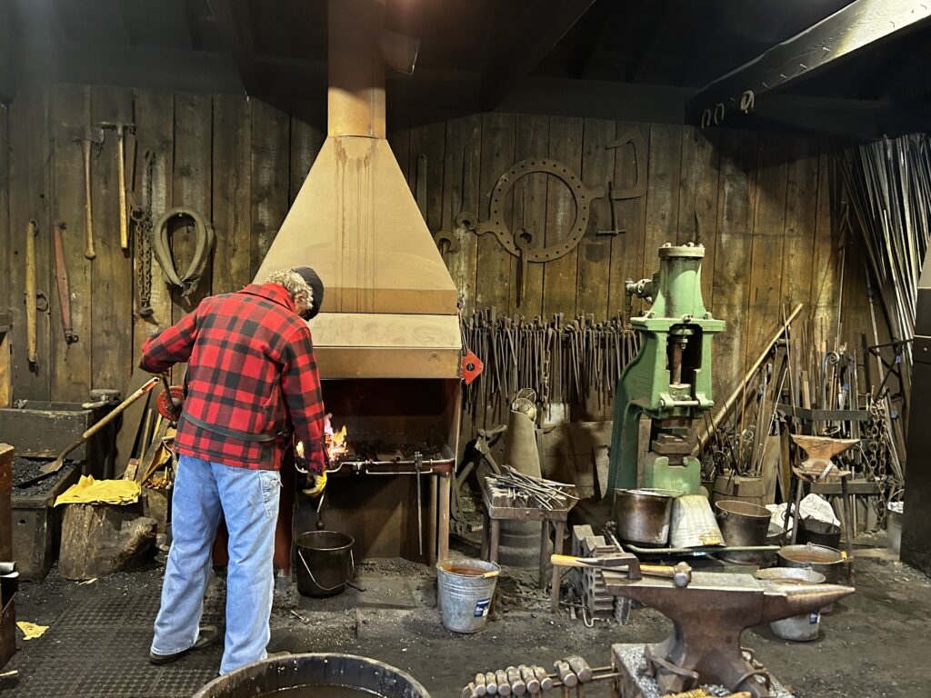 버나비 빌리지 뮤지엄의 대장간