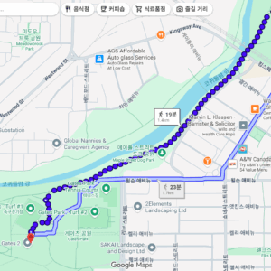 추천 트레일, 코퀴틀람강의 라이온스 파크부터 게이트 파크까지