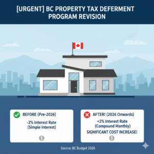 BC주 재산세 납부 유예 제도 개편