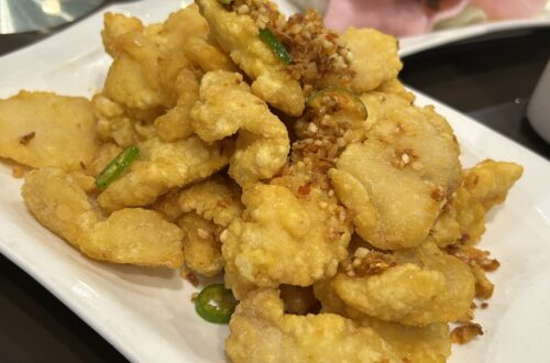 버퀴틀람의 그랜드 시즌 식당의 대구튀김