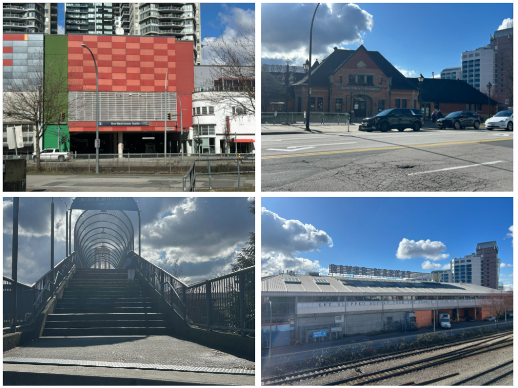 뉴 웨스트민스터 역과 리버 마켓