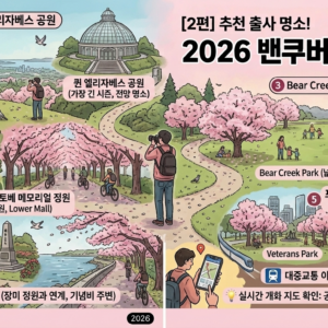 2026 밴쿠버 벚꽃 명소