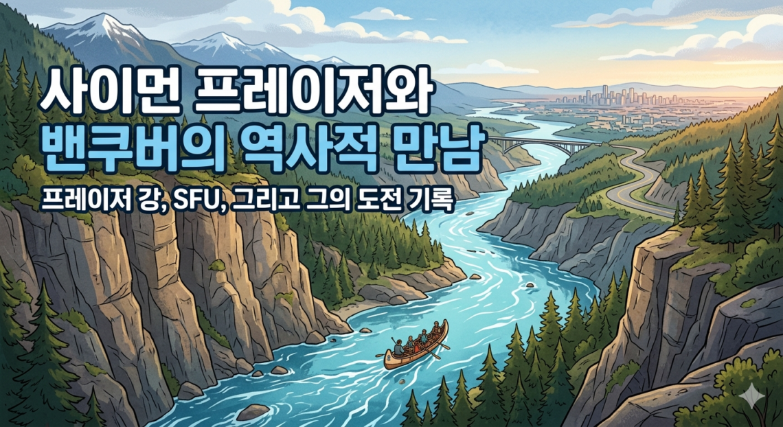 사이먼 프레이저와 밴쿠버의 역사적 만남