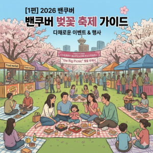 2026 밴쿠버 벚꽃 축제 이벤트