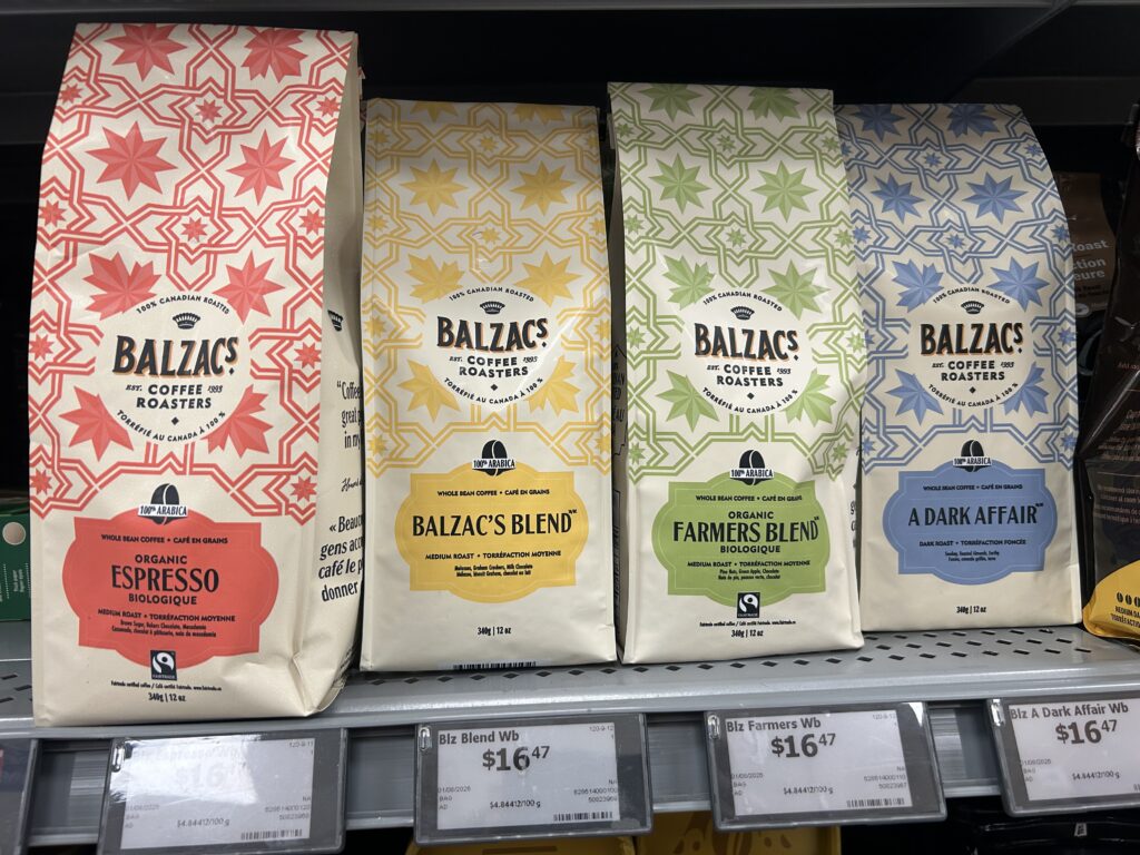 수퍼 스토어에서 발견한 Balzac's Coffee