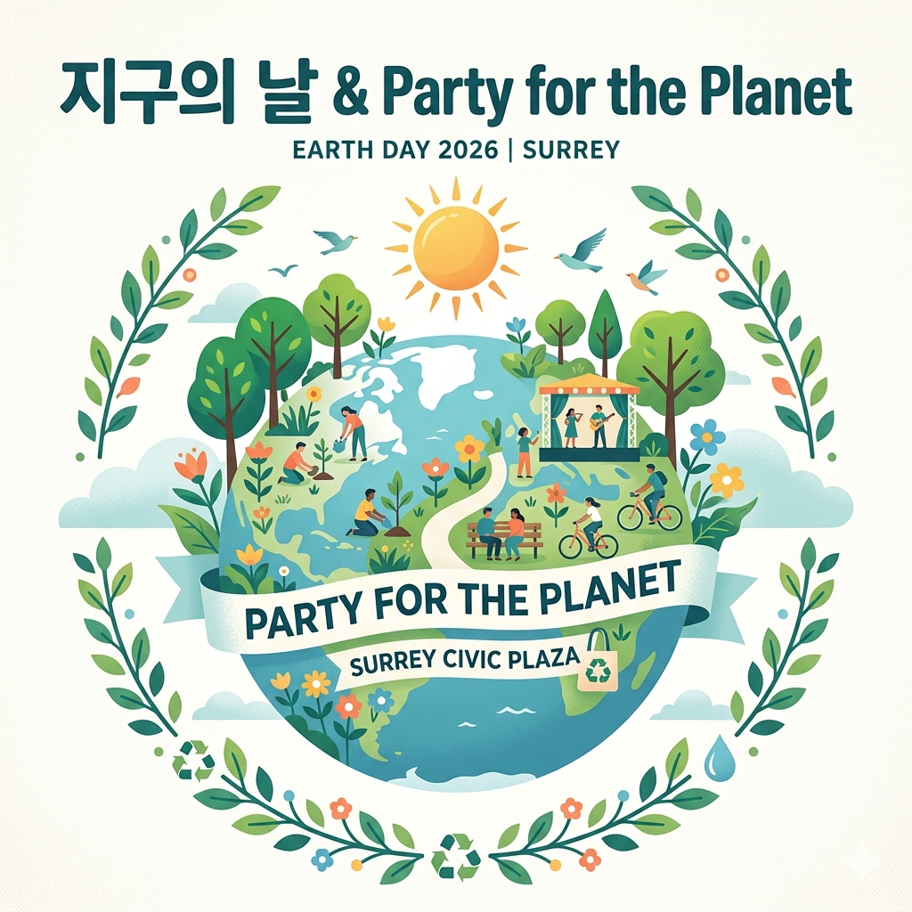 4월 22일 '지구의 날'과 써리 Party for the Planet