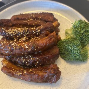 간단한 식탁 메뉴 돼지고기 등갈비찜