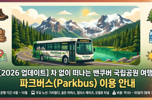 BC주 파크버스(Parkbus)이용안내