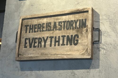 There is a story in everything