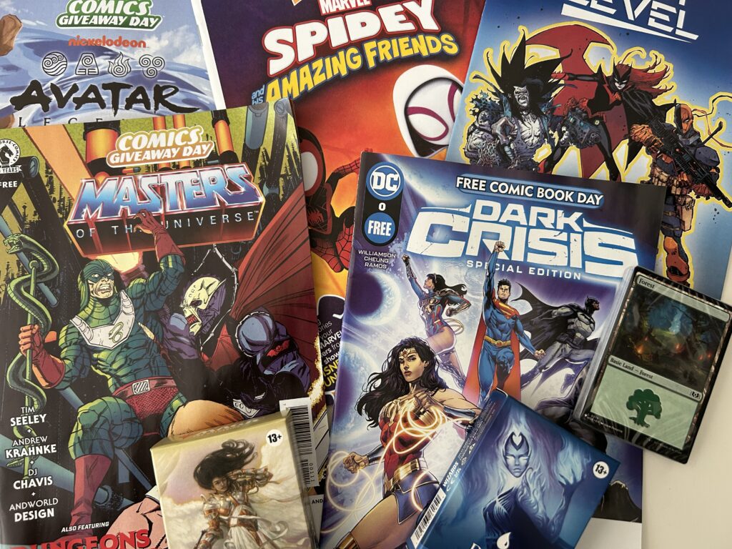 무료 만화책의 날 (Free Comic Book Day) 에서 받은 만화책