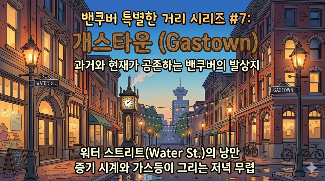 과거와 현재가 공존하는 밴쿠버의 발상지, 개스타운 (Gastown)