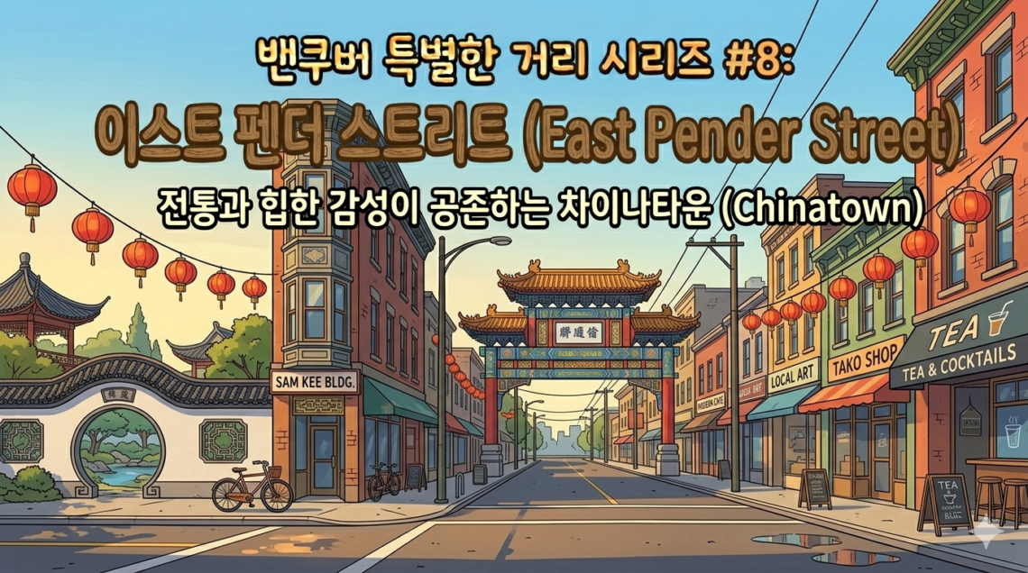 전통과 힙한 감성이 공존하는 곳, 이스트 펜더 스트리트 (East Pender St. - Chinatown)