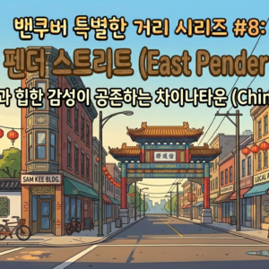 전통과 힙한 감성이 공존하는 곳, 이스트 펜더 스트리트 (East Pender St. - Chinatown)