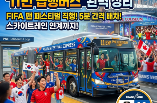 2026 밴쿠버 월드컵 특별 셔틀 버스, 트랜스링크(TransLink)의 11 FIFA Fan Festival Express!