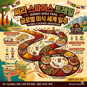 써리 미식 투어: 써리 스파이스 트레일(Spice Trail) 추천 스폿 및 관람 팁