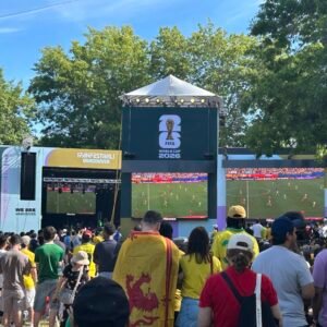밴쿠버 월드컵, 브라질 vs 모로코 전보러 PNE의 FIFA Fan Festival