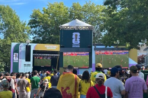 밴쿠버 월드컵, 브라질 vs 모로코 전보러 PNE의 FIFA Fan Festival