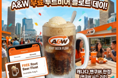 밴쿠버 이벤트, 8월 6일은 A&W '무료 루트비어' 먹는 날!
