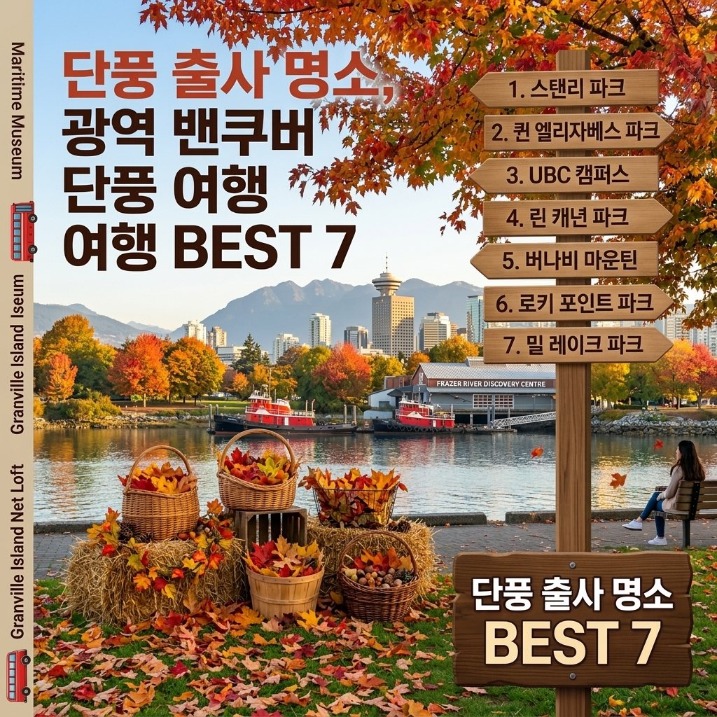 단풍 출사 명소, 광역 밴쿠버 단풍 여행 BEST 7