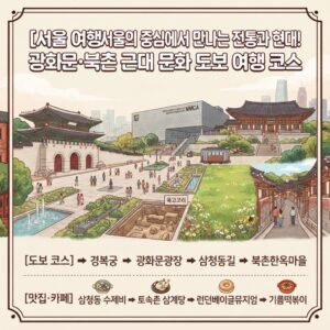 서울 여행 코스 2 광화문, 북촌 근대 문화 도보 여행 코스