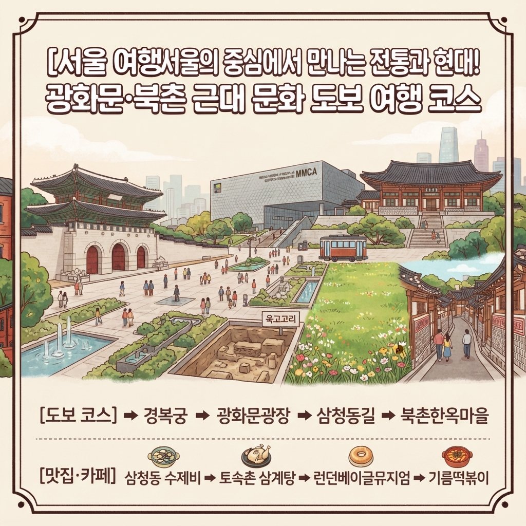 서울 여행 코스 2 광화문, 북촌 근대 문화 도보 여행 코스