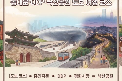 서울 여행 코스 4, 동대문·DDP·낙산공원 도보 여행 코스