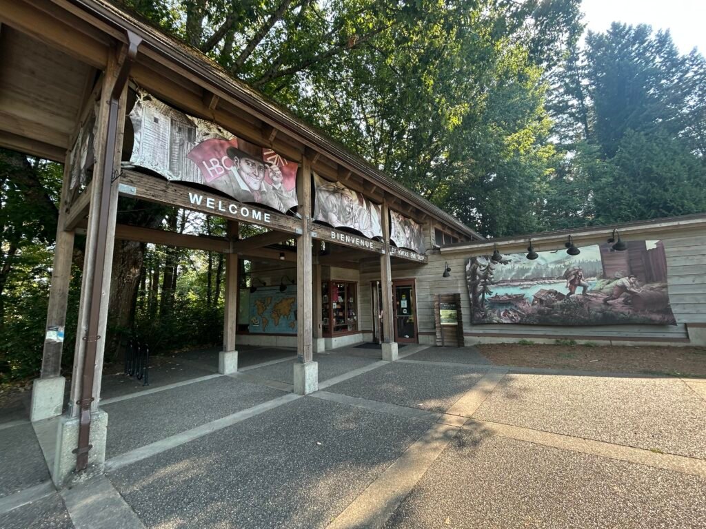 BC주의 탄생지, Fort Langley National Historic Site 입구